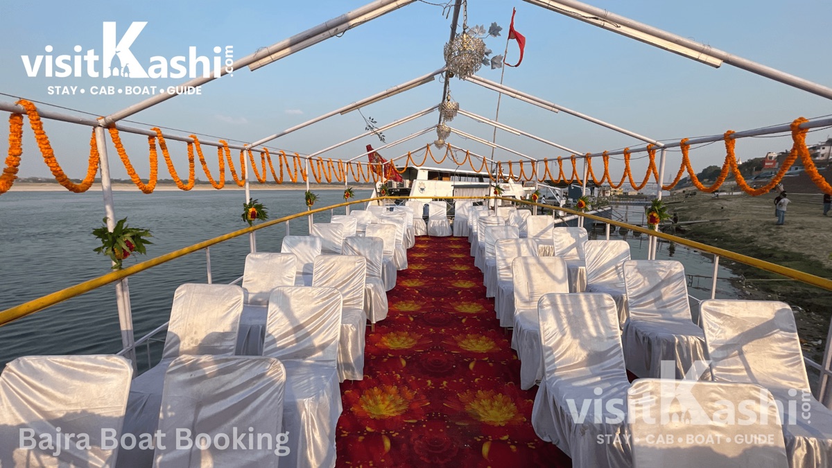 Bajra upper deck with rows of seats
